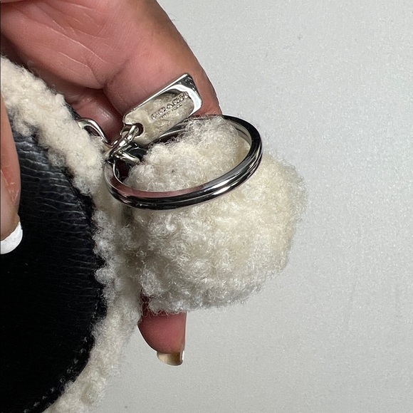 Coach Black and White Penguin Key & Card Holder - Picture 2 of 4